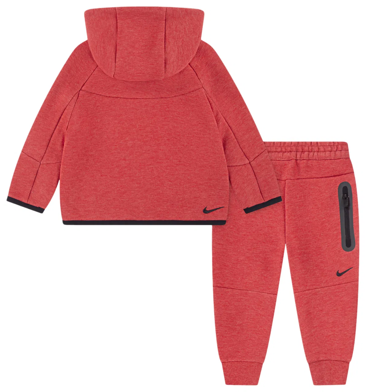 Детский спортивный костюм Ib Tech Fleece Full Zip Nike, черный/красный — фото 2