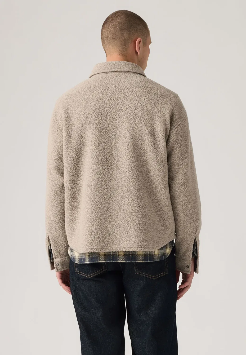 Рабочая одежда - флисовая куртка Levi'S, Vintage Khaki — фото 3