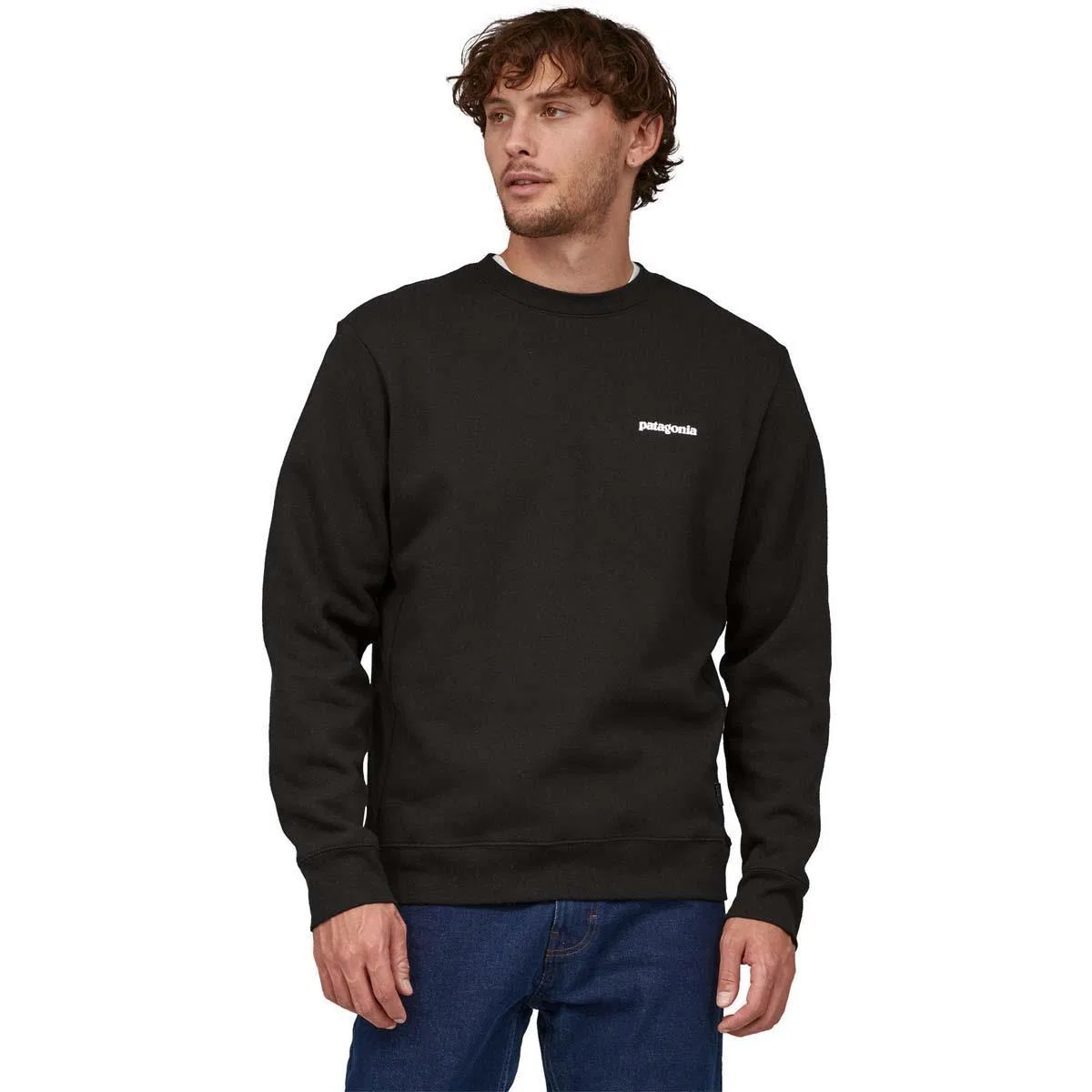 Свитшот с принтом P-6 Logo Uprisal Patagonia, Black — фото 4
