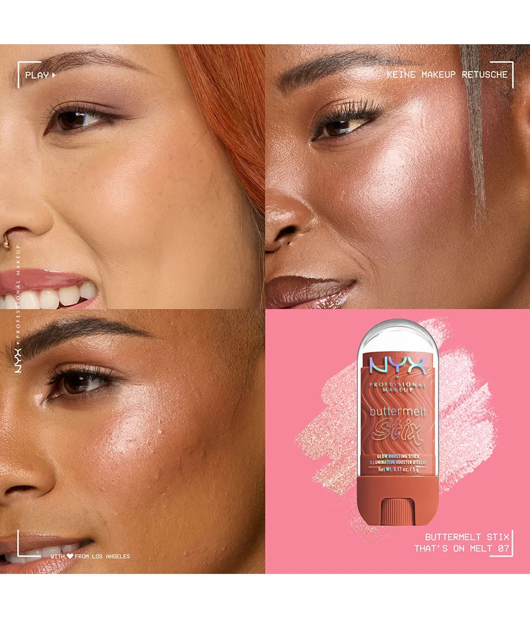 Хайлайтер-стик Nyx Professional Makeup Buttermelt Stix, That's On Melt, 5 г — фото 2