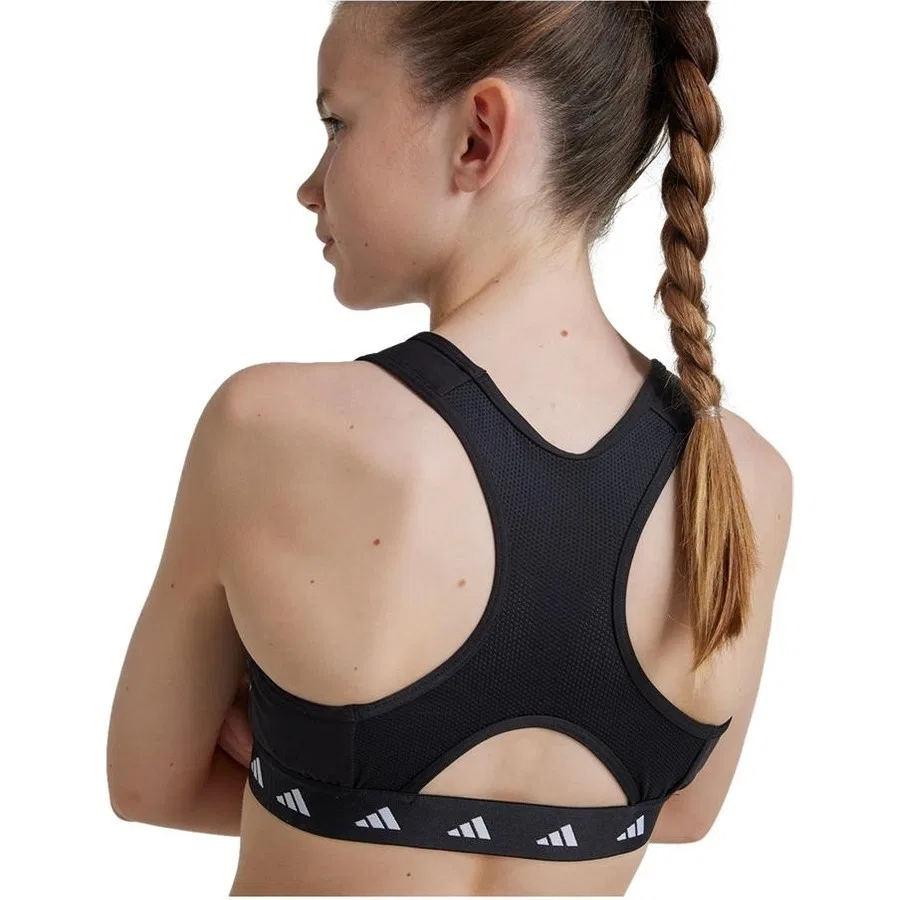 Спортивный бюстгальтер TECHFIT с принтом 287 JG POWER TF BRA adidas, Черный — фото 4