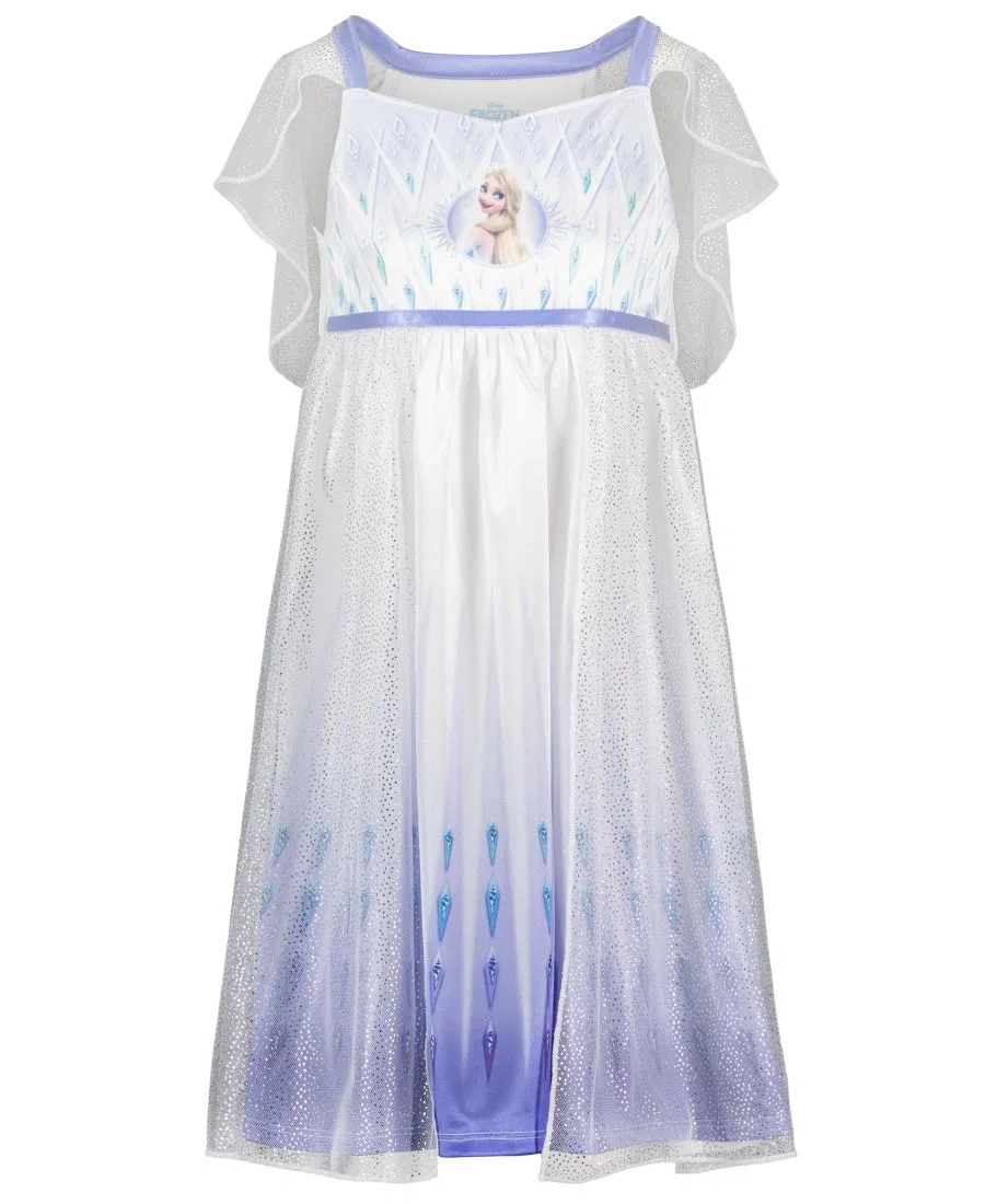 Ночная рубашка Elsa Glitter Fantasy Gown Frozen, White/Blue