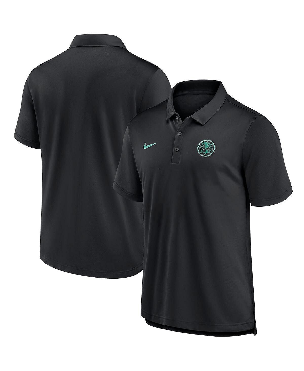 

Мужская черная рубашка поло club america slim 2.0 Nike, черный