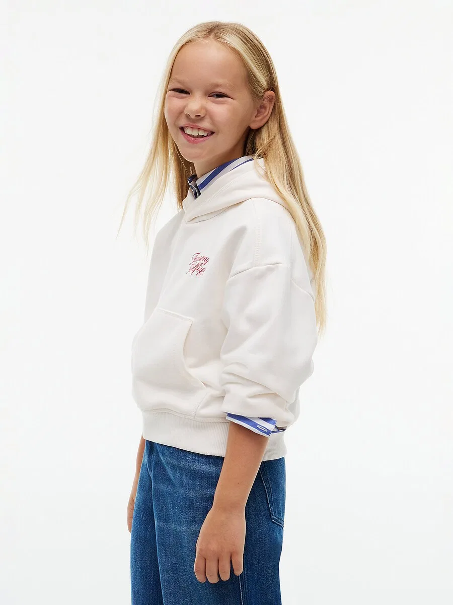 Толстовка TOMMY HILFIGER белого цвета — фото 2