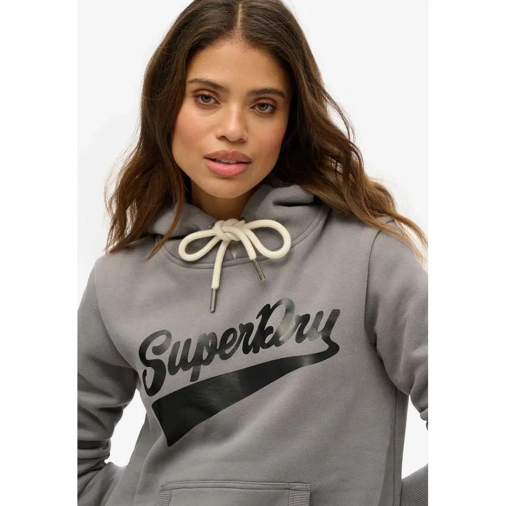 Худи Super Athletics Superdry, серый — фото 3