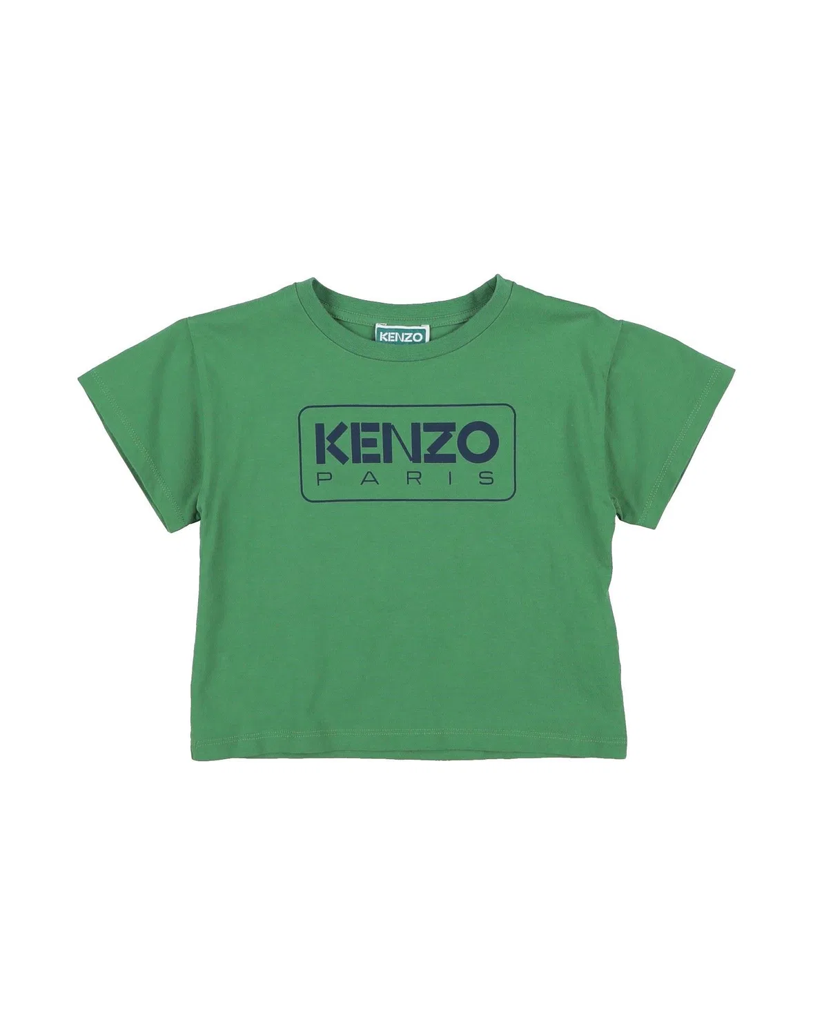 Детское футболка для мальчиков с принтом Kenzo Kids, зеленый