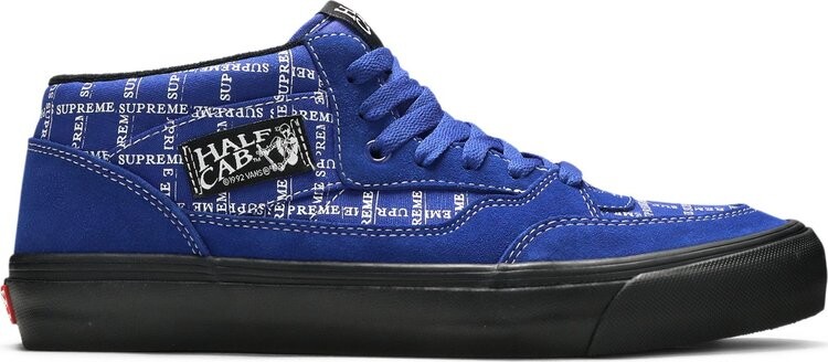 

Кеды Vans Supreme x Half Cab Pro 92 Logo Pattern - Royal Blue, синий