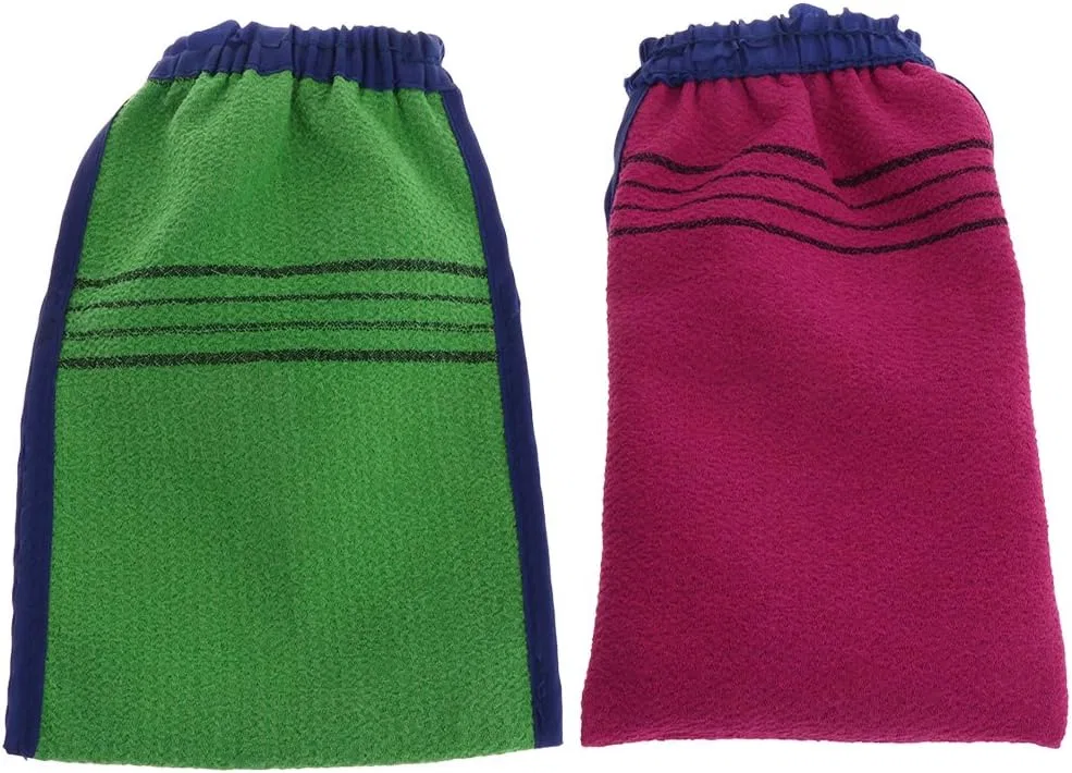 Эксфолиирующая перчатка Cnrfeoap, Green/Pink, 19x13.5 cm