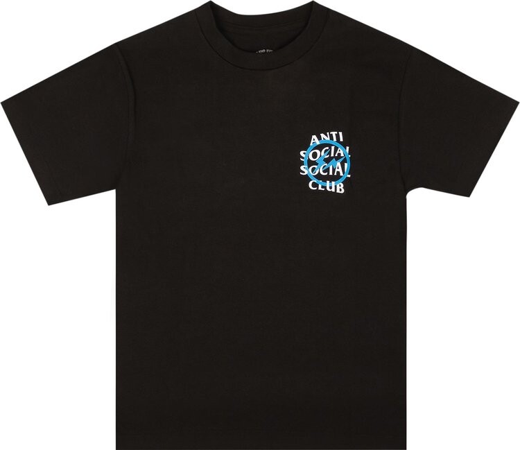 

Футболка Anti Social Social Club x Fragment Design Blue Bolt Tee 'Black', черный
