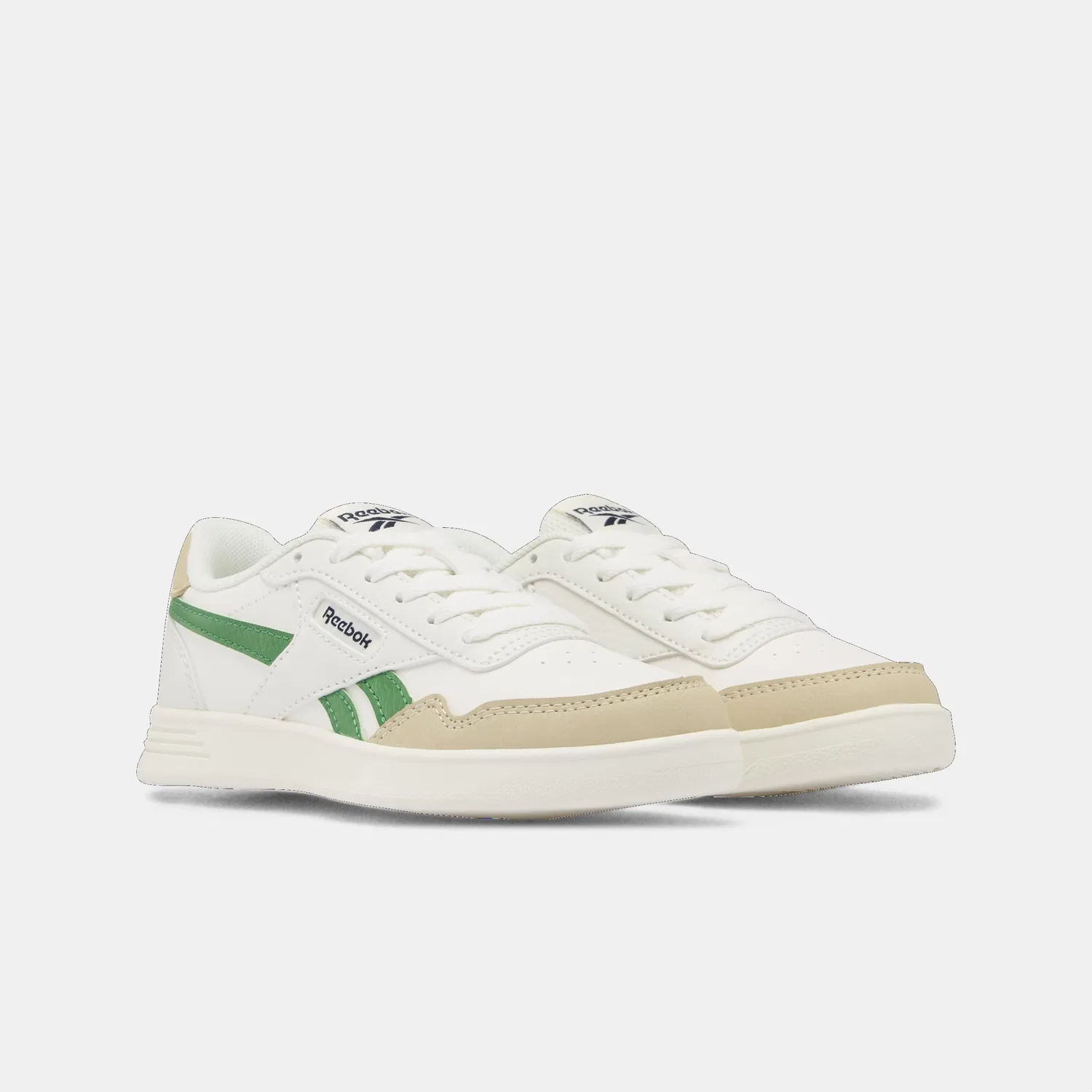 Детские кроссовки Reebok Court Advance, Chalk Classicbeige Glengreen — фото 4