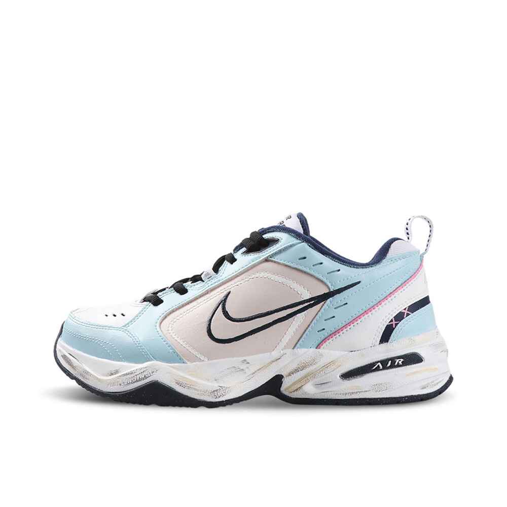 

Кроссовки Nike Air Monarch 4 Chunky Sneakers Unisex Low-top White/blue, голубой, Синий, Кроссовки Nike Air Monarch 4 Chunky Sneakers Unisex Low-top White/blue, голубой