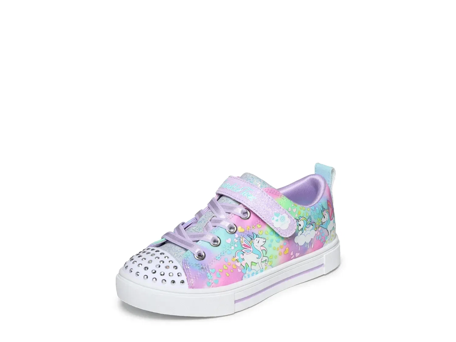 Кроссовки с подсветкой Twinkle Sparks, Skechers, фиолетовый/мультиколор — фото 2