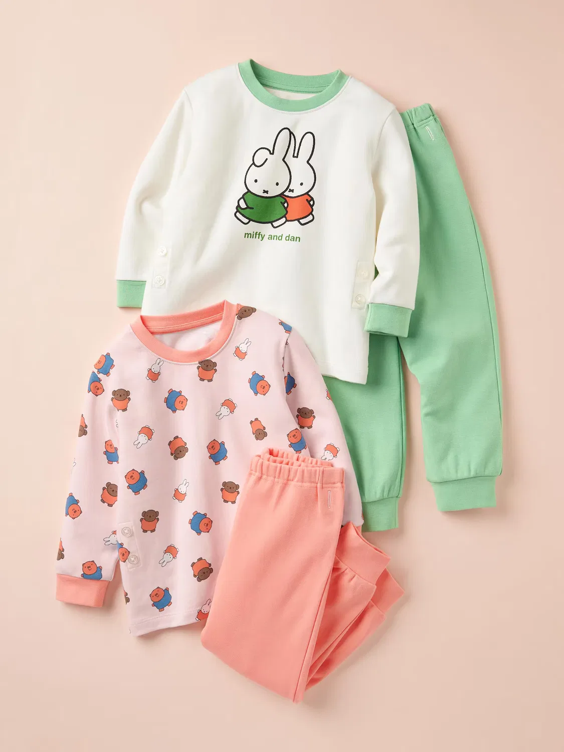 Книжки с картинками Uniqlo, коллекция Миффи Пижама, для детей, розовый — фото 2