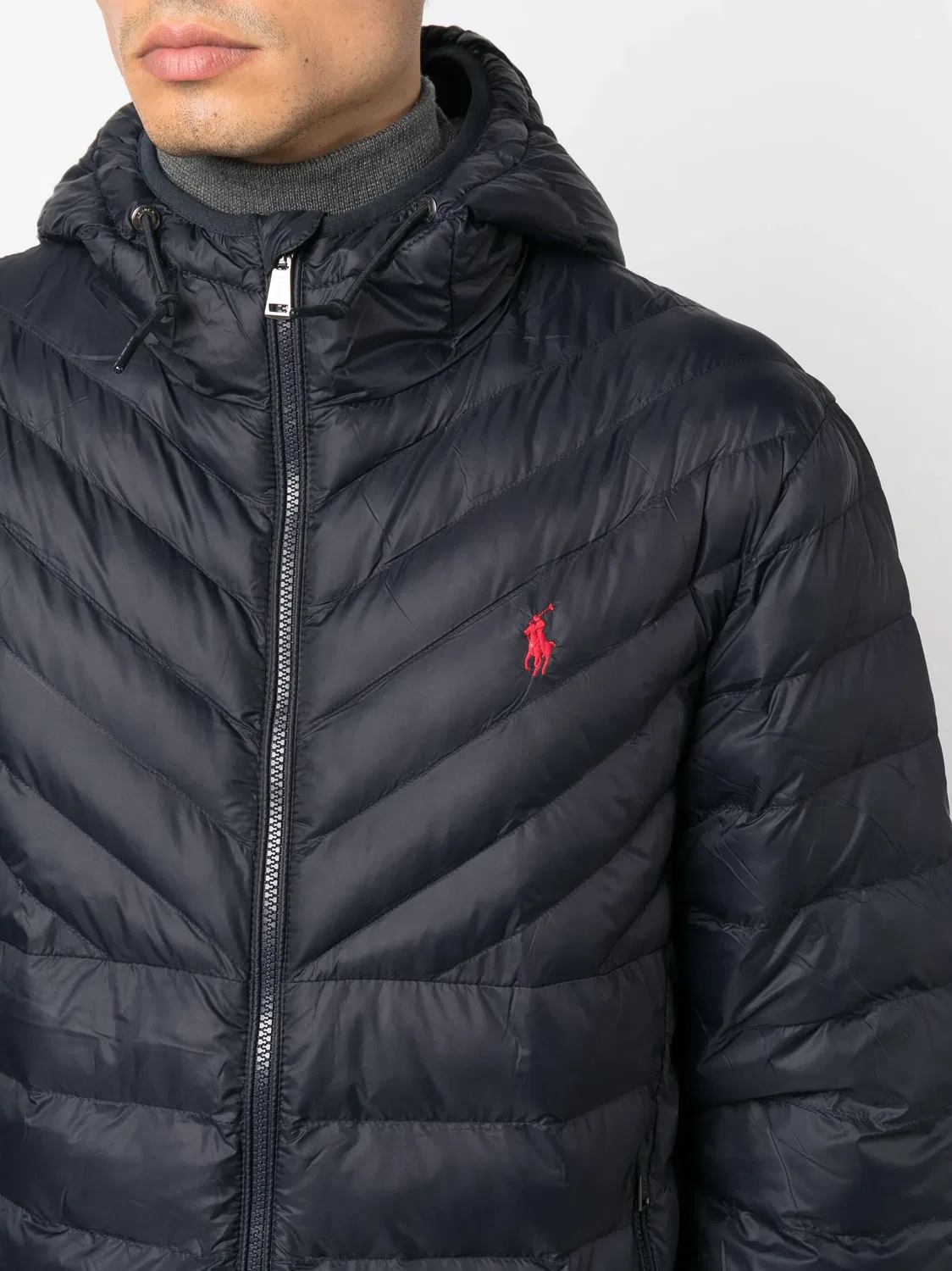 Утепленная куртка Polo Pony Polo Ralph Lauren, глубокий синий — фото 2