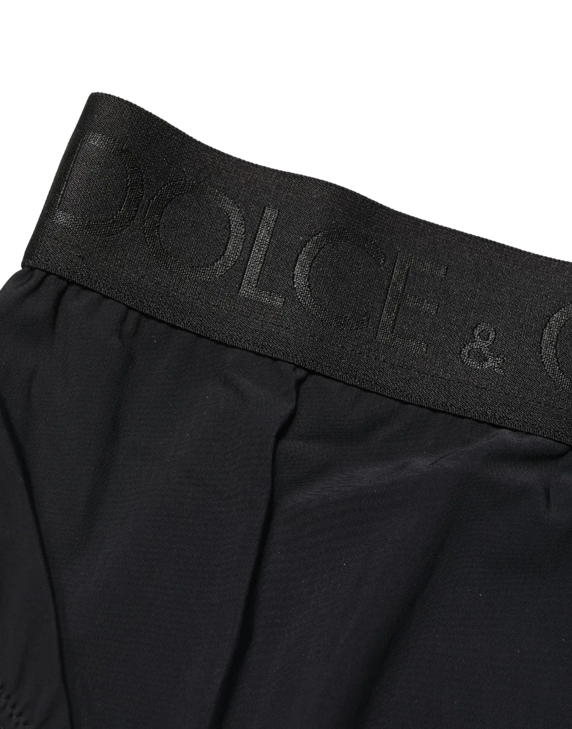 Женские трусы с высокой посадкой и логотипом High Brief Dolce & Gabbana, Black — фото 4
