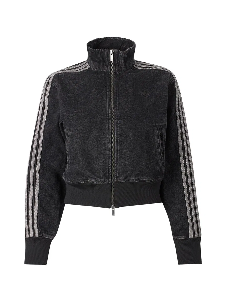 Куртка ADIDAS ORIGINALS Between-Season 'FIREBIRD' из черного денима