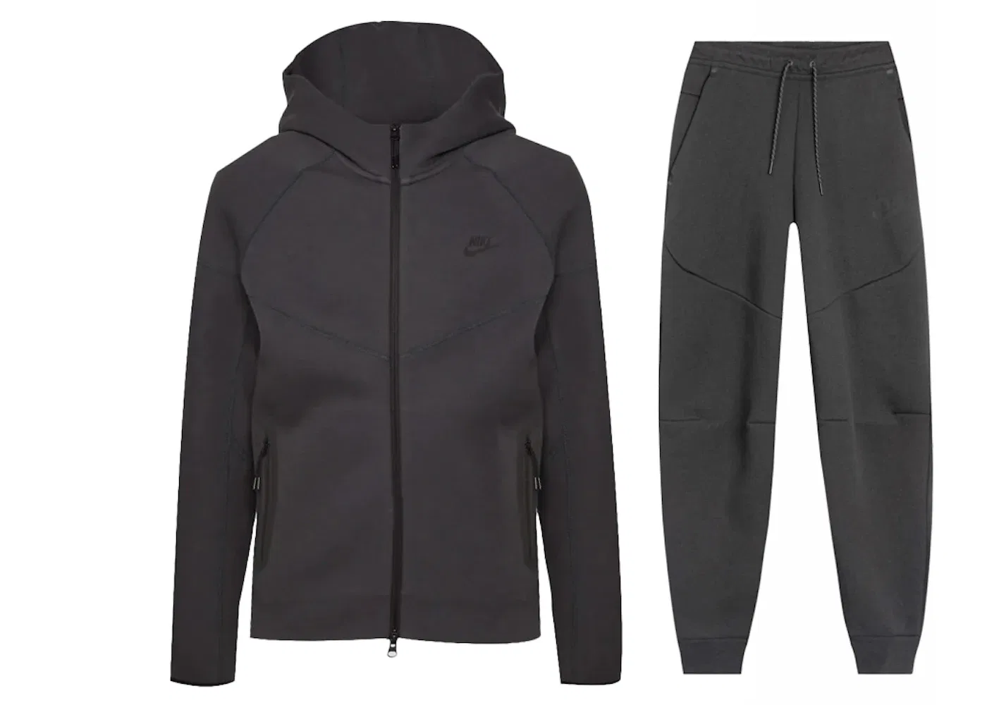 Мужской комплект из футеры Tech Fleece Windrunner Nike, Anthracite/Black