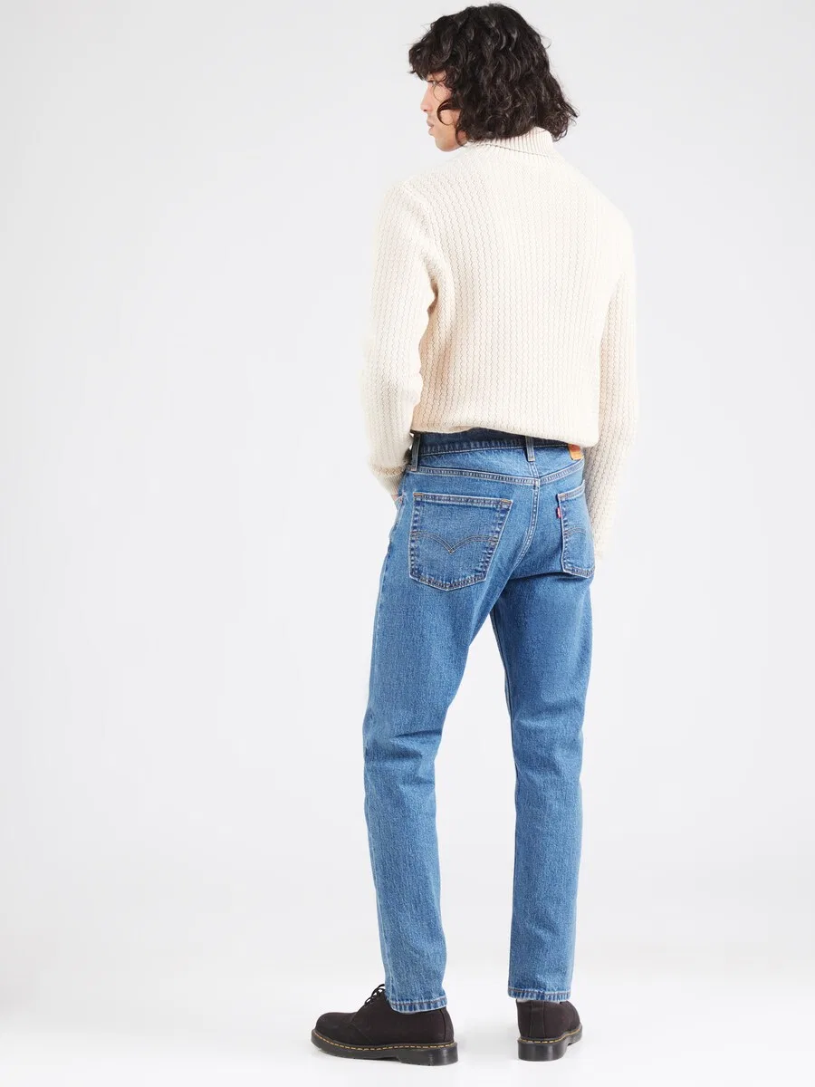 Джинсы LEVI'S Regular '515 Slim Taper' синего цвета — фото 4