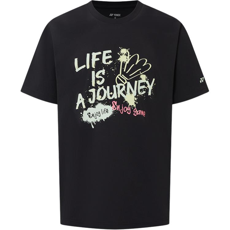 

Мужская футболка с коротким рукавом YONEX, черный