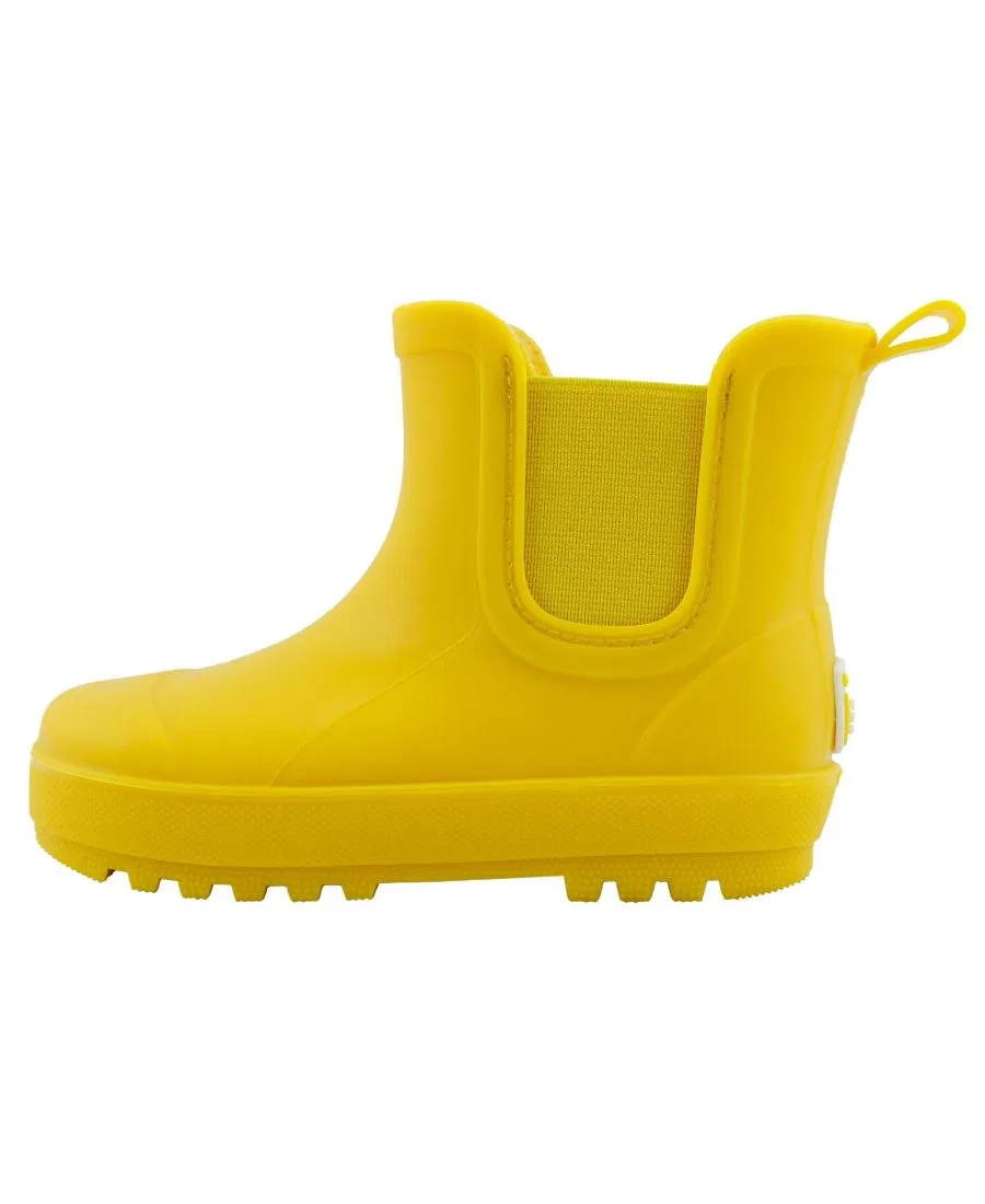 Детские резиновые сапоги-челси с флисовой подкладкой BEARPAW, Yellow — фото 3