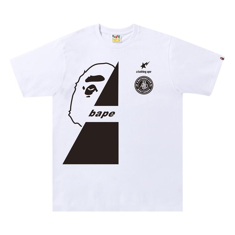 

Футболка BAPE Soccer #3 Tee 'White', белый