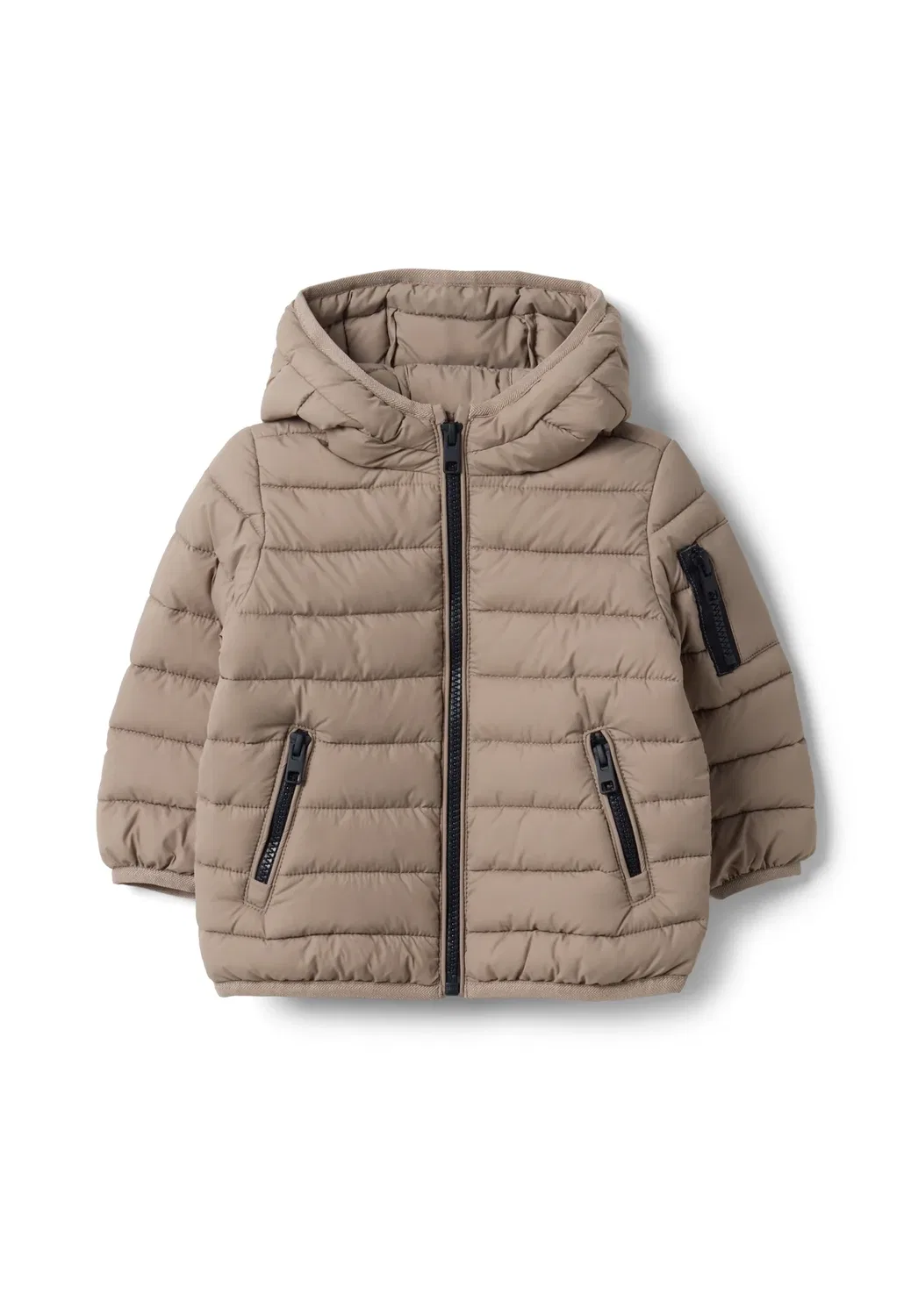 Куртка с капюшоном - зимняя куртка Ovs, Beige