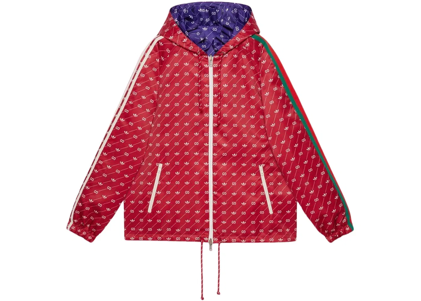 Женская куртка двусторонняя Jacket Gucci, Red/Purple