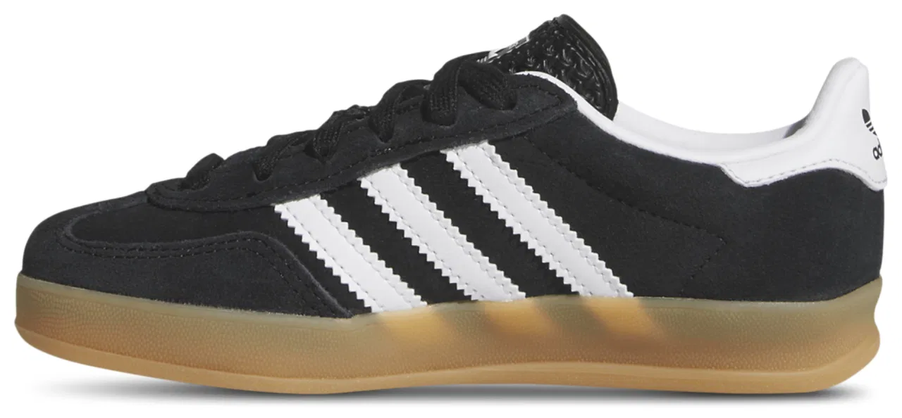 Кроссовки для мальчиков Gazelle Indoor Adidas, цвет Core Black/Gum/Ftwr White — фото 2