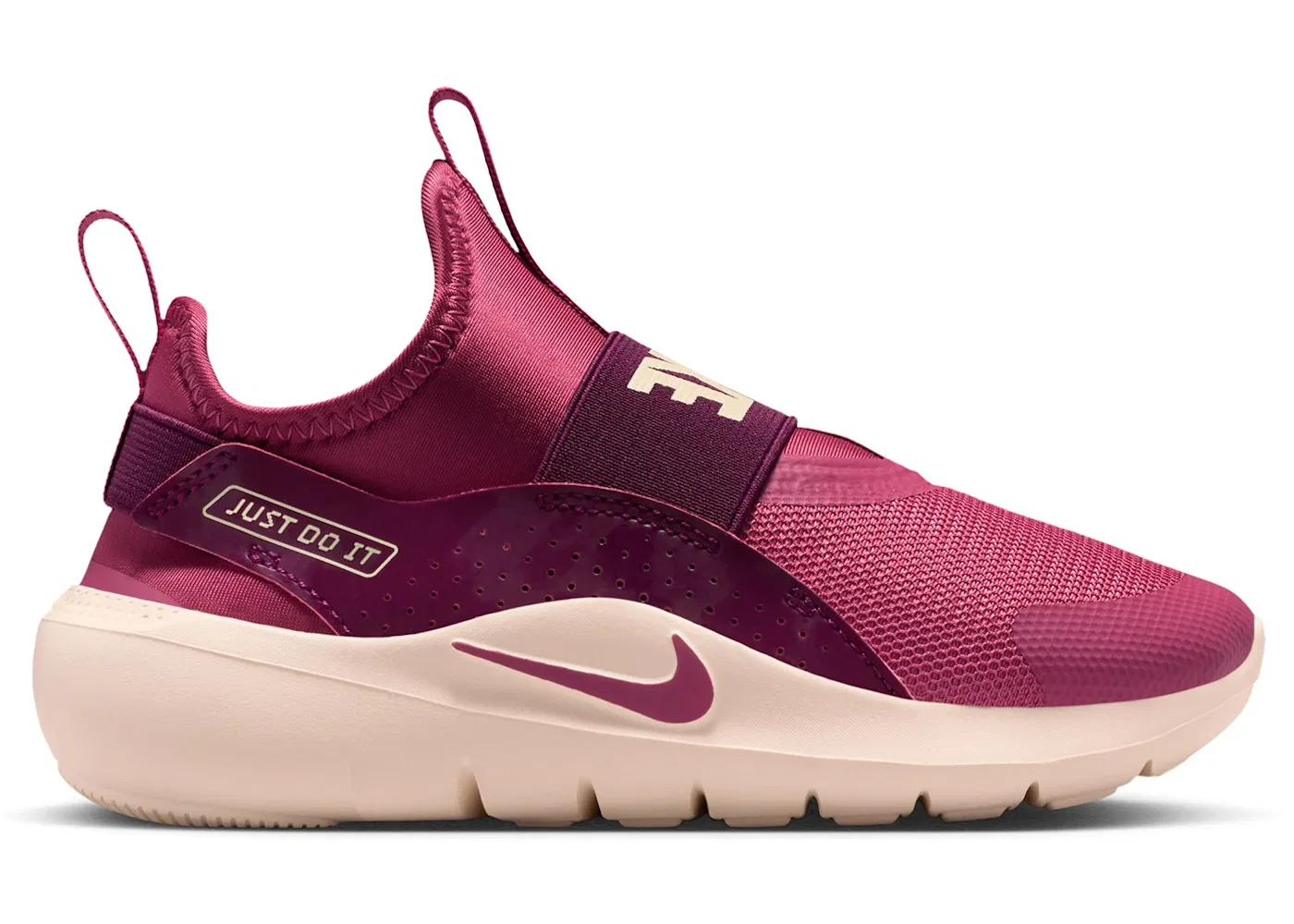 Детские кроссовки с длинным шнурком Nike Flex Runner 4 Nike, Bordeaux/Guava Ice/Sweet Beet