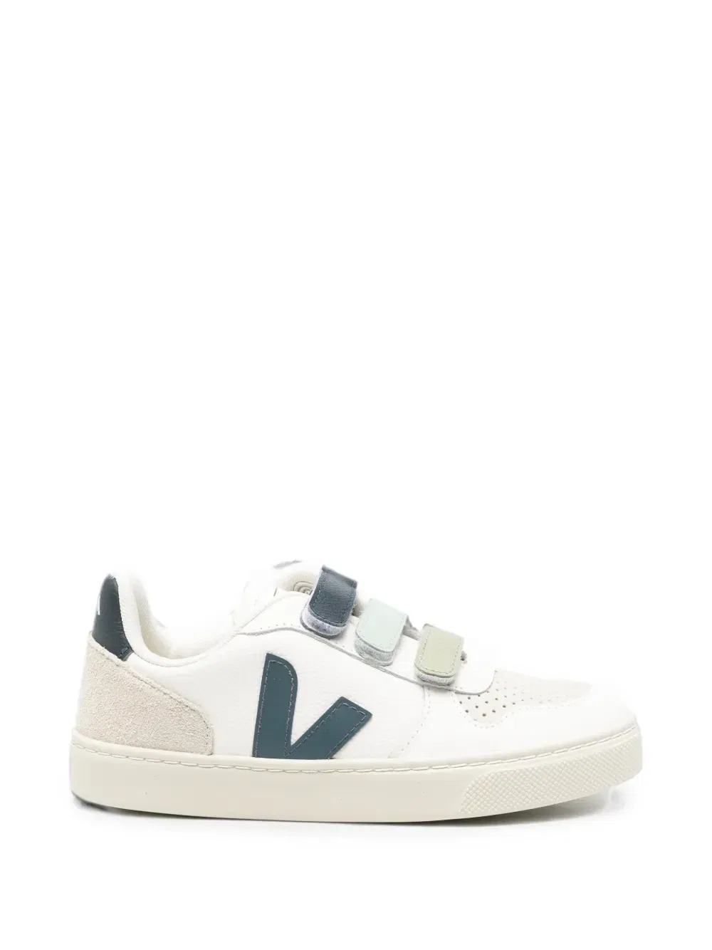 Кроссовки V-10 с ремешками на липучке Veja Kids, белый