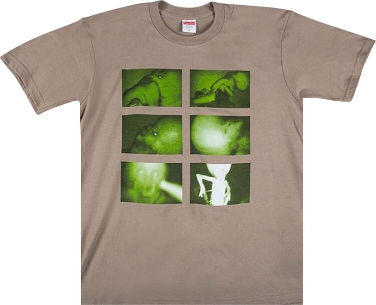 

Футболка Supreme Chris Cunningham Rubber Johnny Tee 'Taupe', загар, Серый, Футболка Supreme Chris Cunningham Rubber Johnny Tee 'Taupe', загар