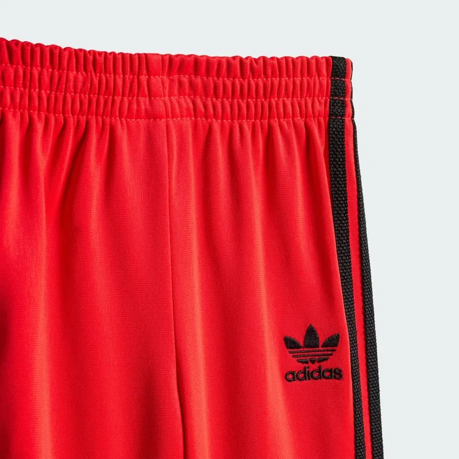 Детский спортивный костюм с тремя полосками Adicolor Firebird Track Suit Kids adidas, Красный — фото 2