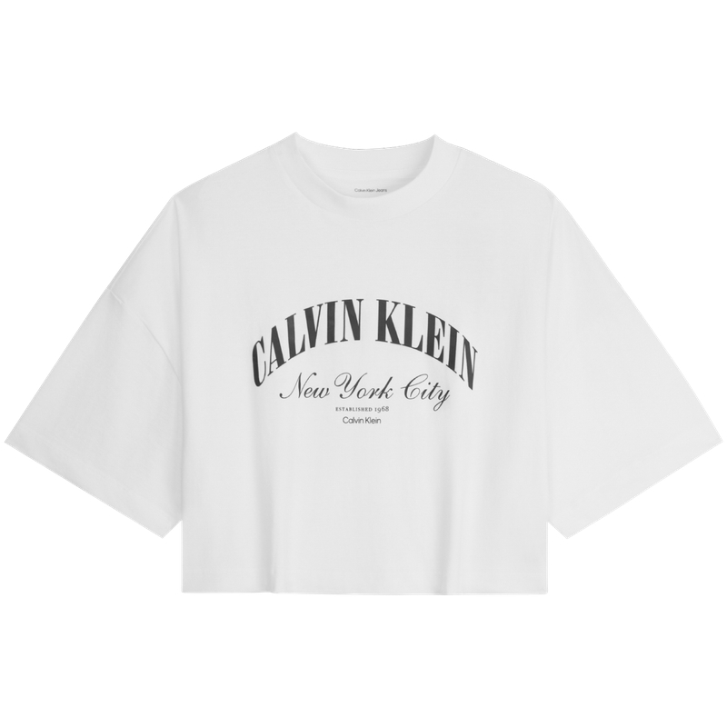 Calvin Klein Футболка YAF Ivory Crew Neck Moderate — фото 2