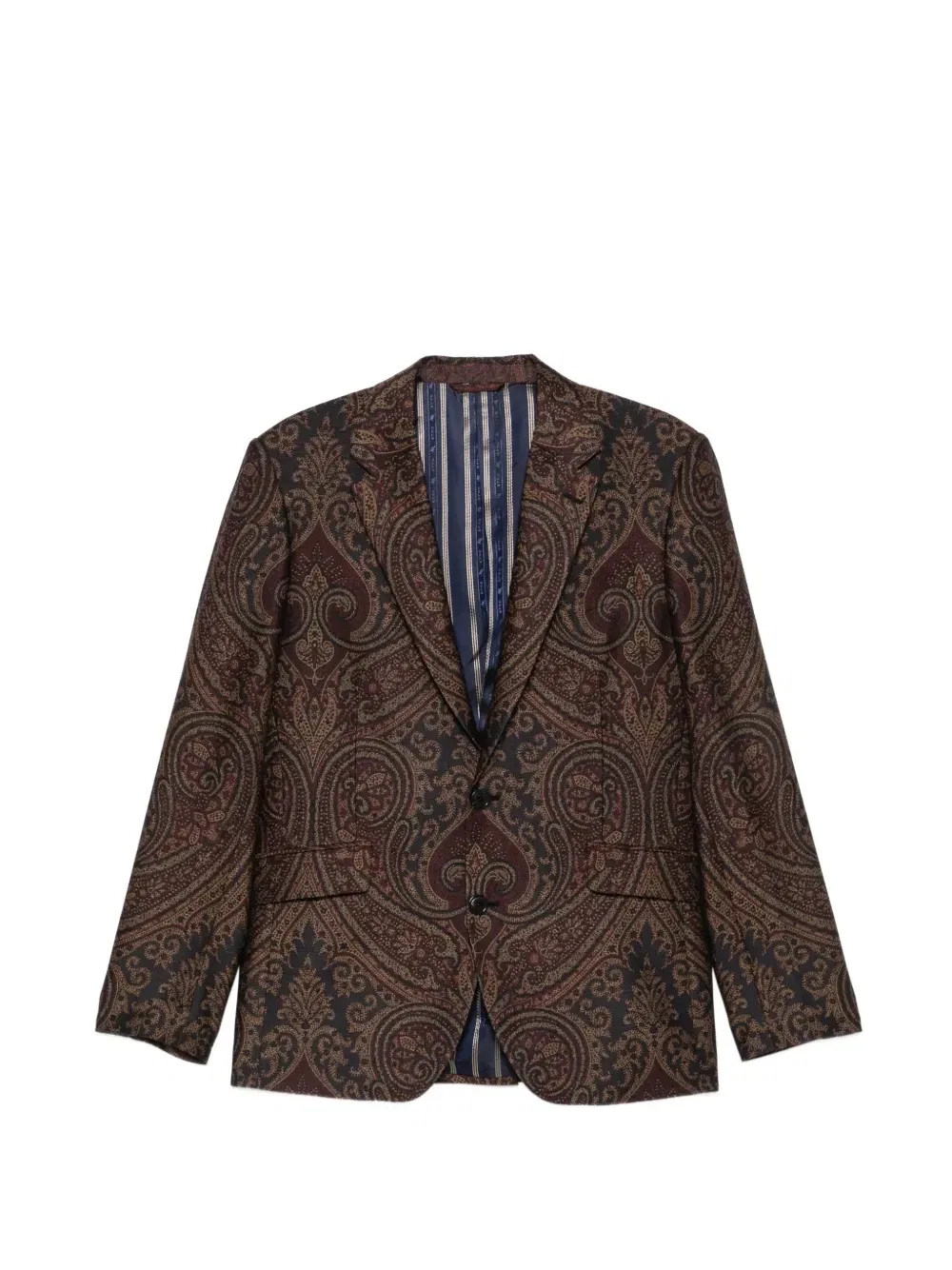 Блейзер с принтом пейсли Etro, черный