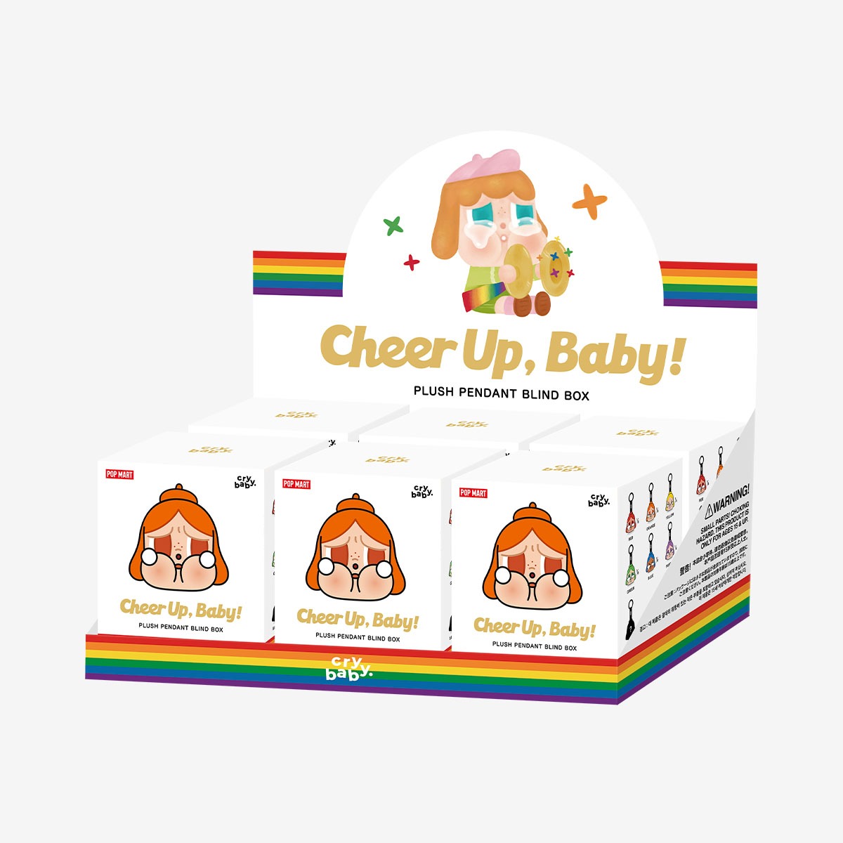

Бокс с брелоками Pop Mart Crybaby Cheer Up, Baby, 6 предметов