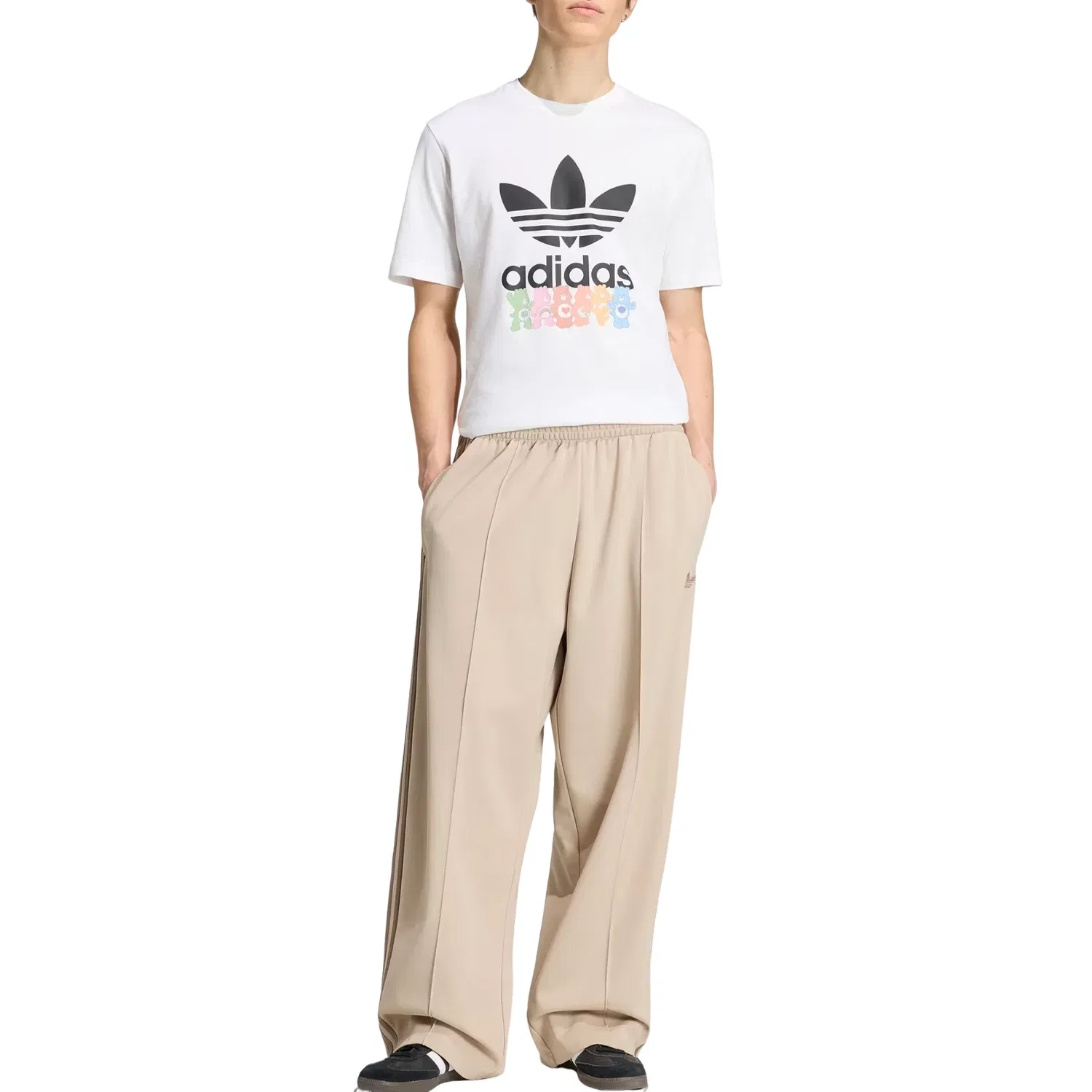 Мужская футболка с принтом Adidas x Care Bear Ti T-Shirt Asia Sizing, белый — фото 4
