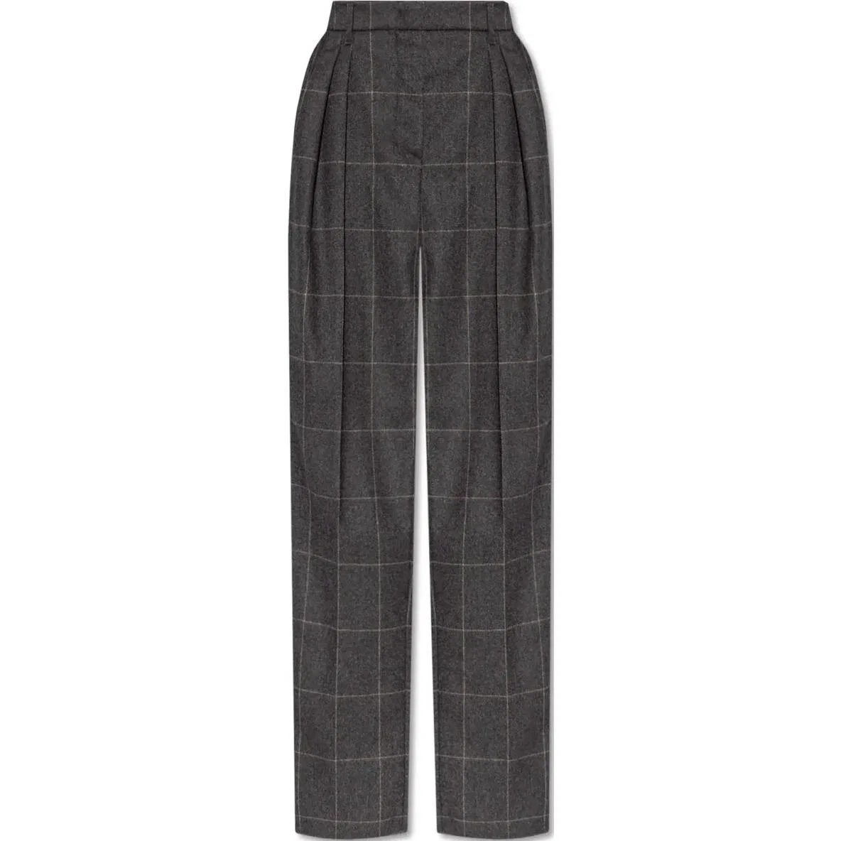 Женские повседневные брюки в клетку EMPORIO ARMANI, Black