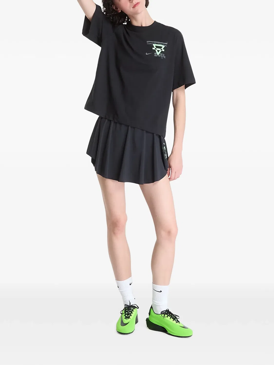 Футболка Swift Dri-FIT черная Nike, черный — фото 4