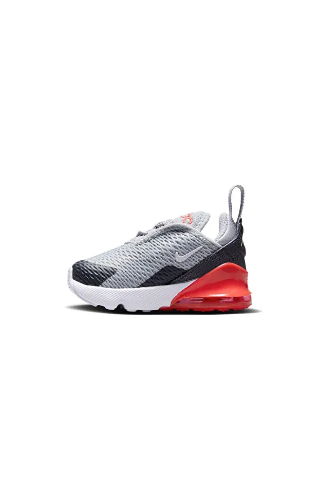 Детские кроссовки для девочек текстильные Glam Nike, Gray/Red — фото 2