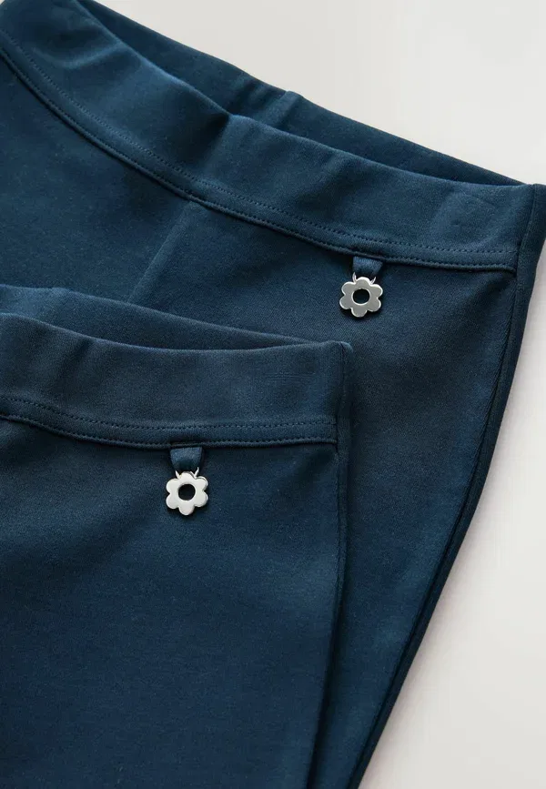Спортивные брюки из хлопка с эластаном, 2 pack, Next, Navy Blue, темно-синий — фото 3