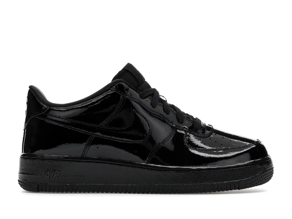 Детские кроссовки для мальчиков с кожаным верхом Nike Air Force 1 Low, Black/Black/Black