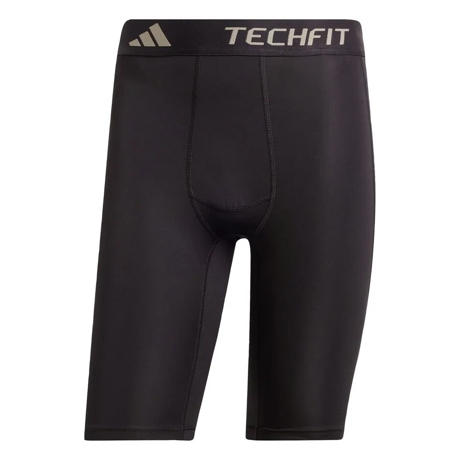 Спортивные шорты-скинни ADIDAS PERFORMANCE 'TECHFIT Compression Training Short' черного цвета