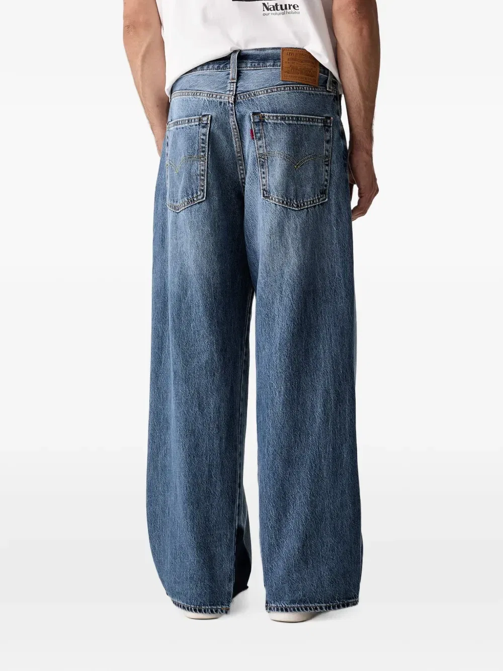 Широкие джинсы Baggy с панелями Levi's, синий — фото 3