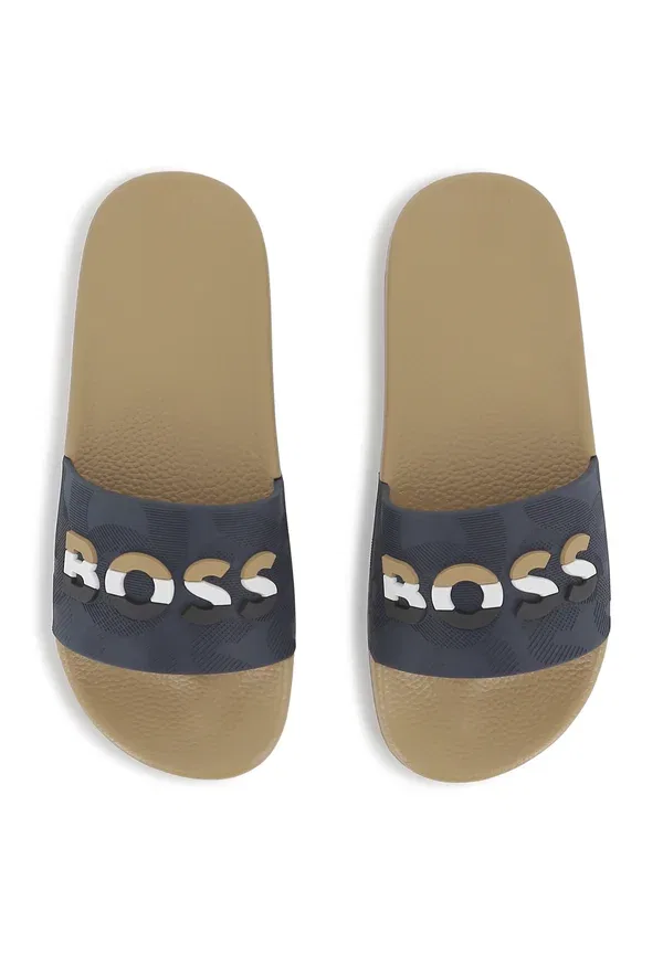 Шлепанцы Boss Kidswear, синий — фото 4