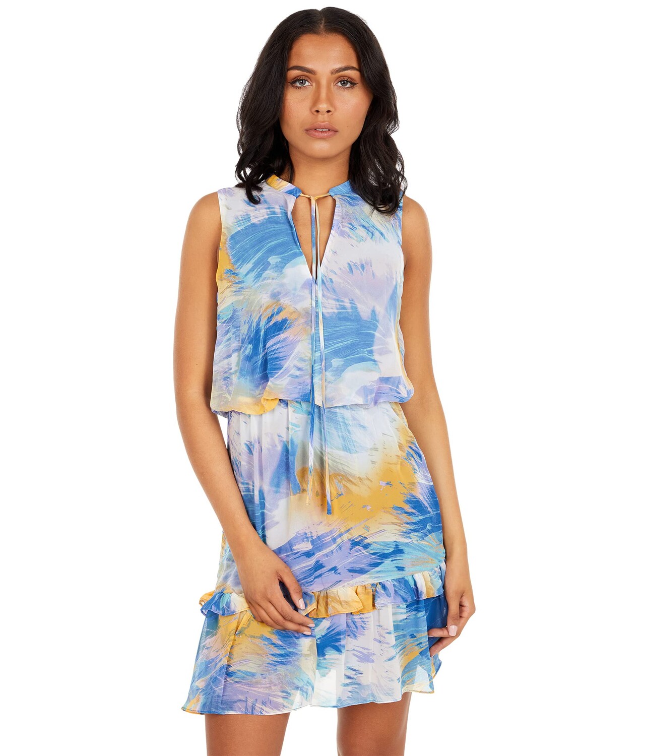 

Платье LAUNDRY BY SHELLI SEGAL, Tie Neck Dress