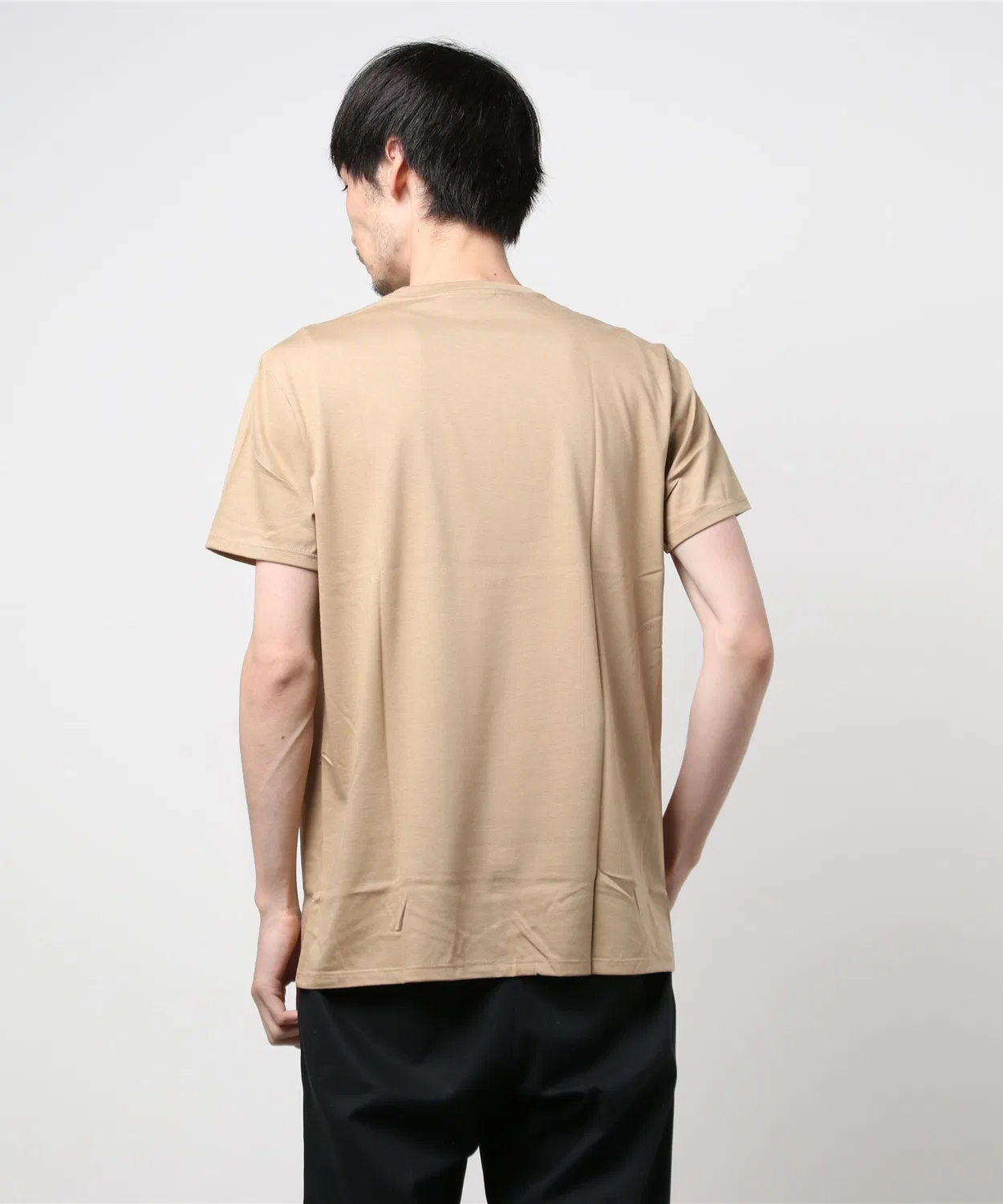 Мужская футболка с коротким рукавом из пима-хлопка LACOSTE, Maroon — фото 3