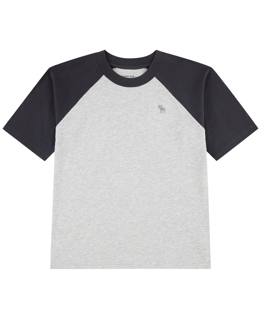 Футболка с коротким рукавом Boys' 5-16 Short-Sleeve T-Shirt abercrombie kids, Phantom