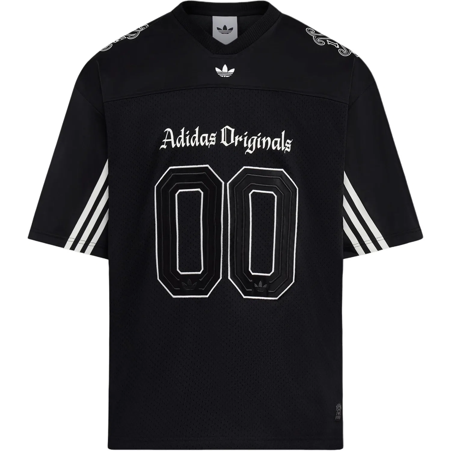 Мужская футболка с V-образным вырезом Adidas Originals, Black