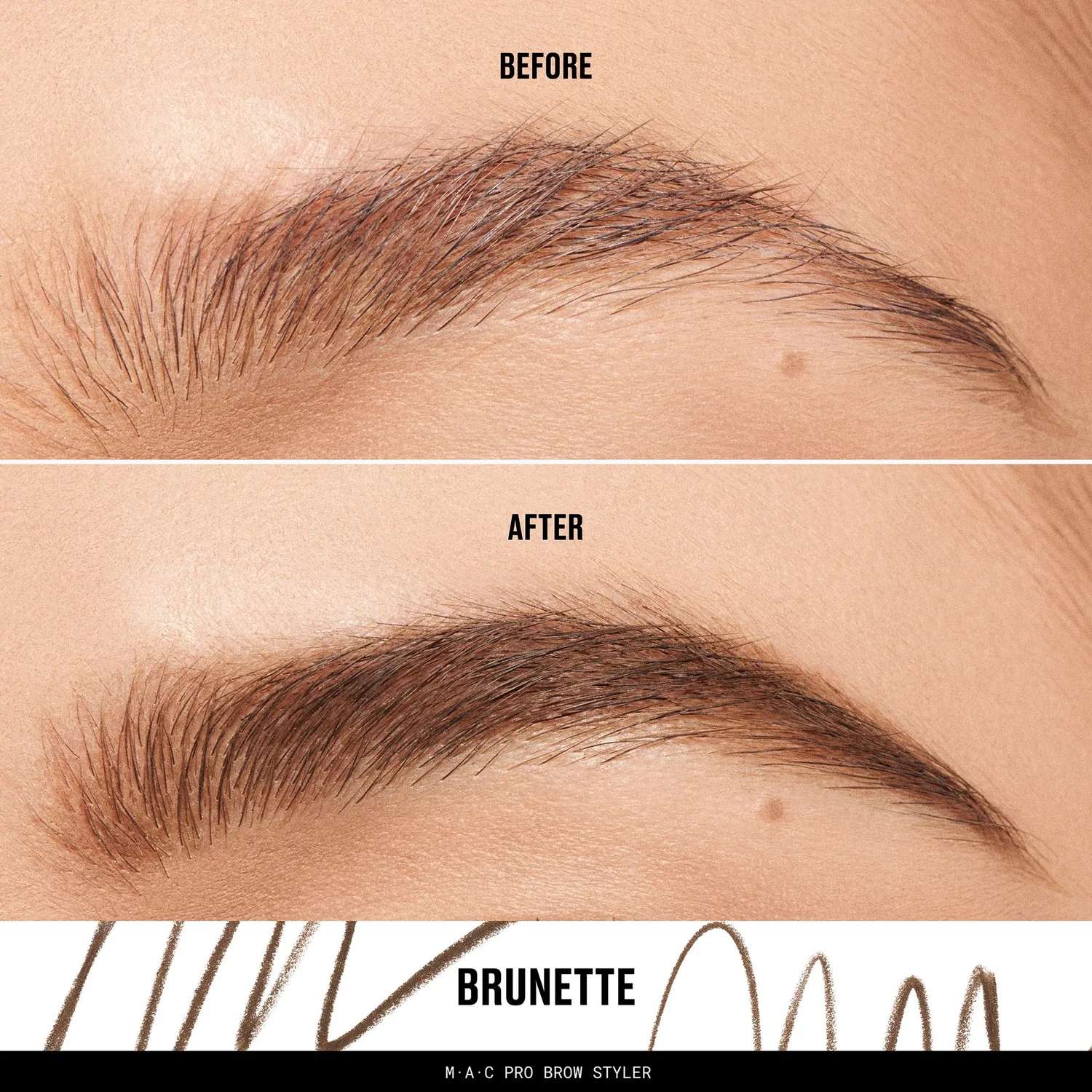 Карандаш для бровей Pro Brow Styler MAC, Brunette — фото 3