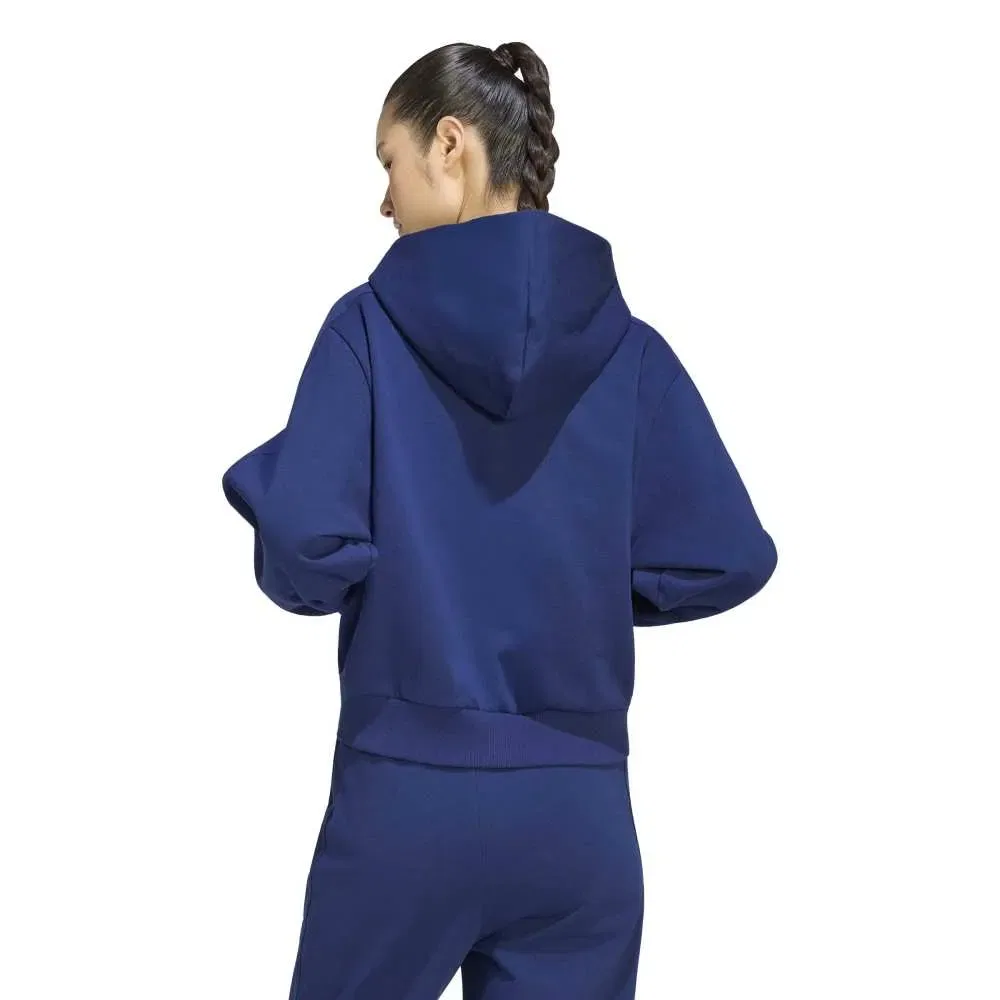 Толстовка с полной застежкой-молнией Small Logo Adidas, синий — фото 2